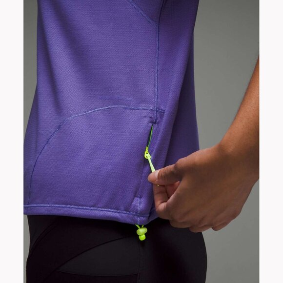 Lululemon Lightweight Cinched Hem Hiking T-Shirt in Charged Indigo (4) - Picture 6 of 8